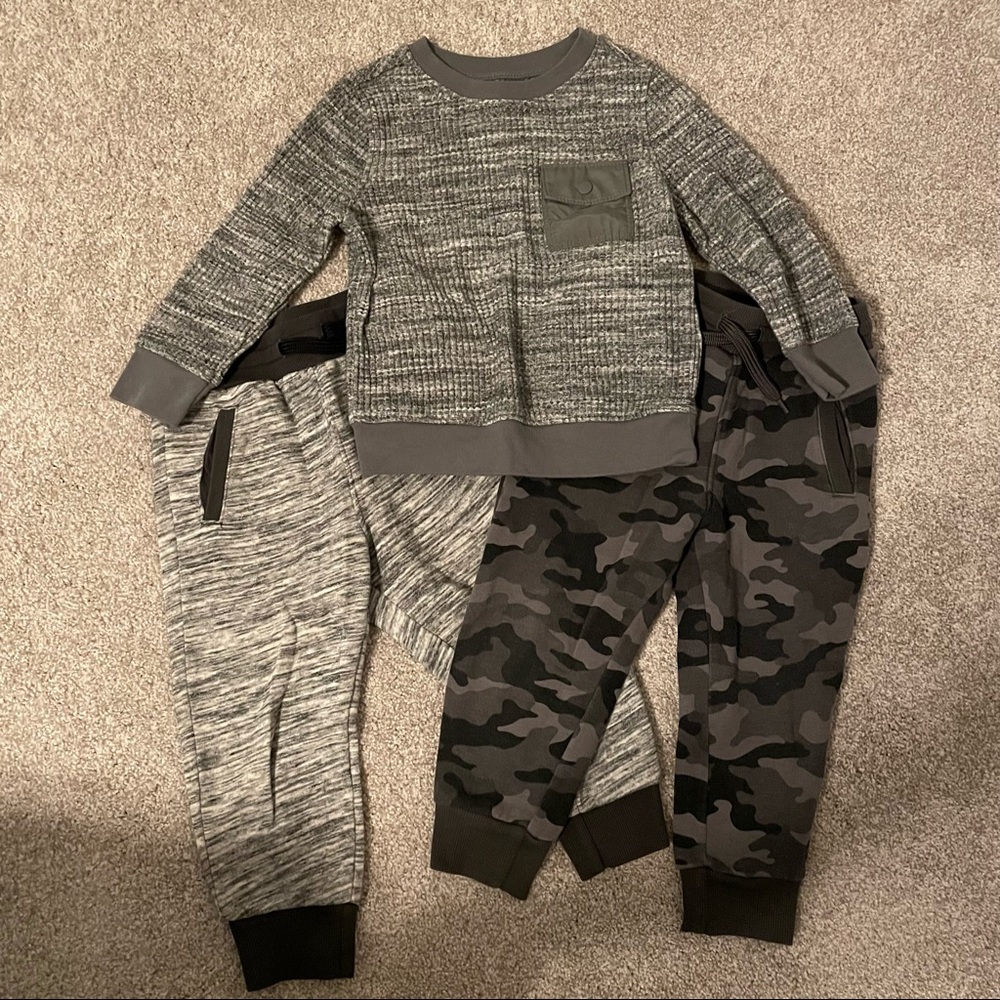 Old Navy sweater and sweat pants